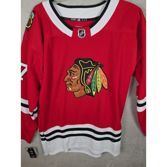 Dylan Strome Adidas Climalite Chicago Blackhawks jersey Size 52 New With Tags - Picture 2 of 11